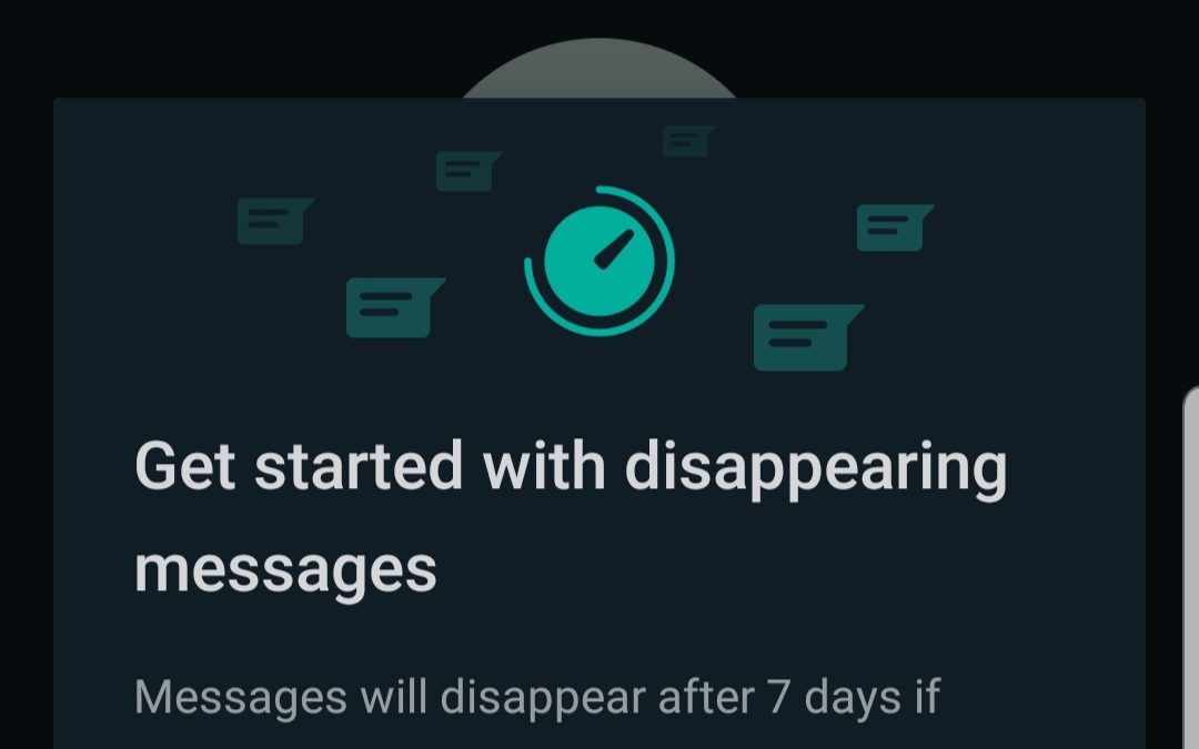 LEARN HOW TO ACTIVATE THE NEW WHATSAPP DISAPPEARING MESSAGE FUNCTION.